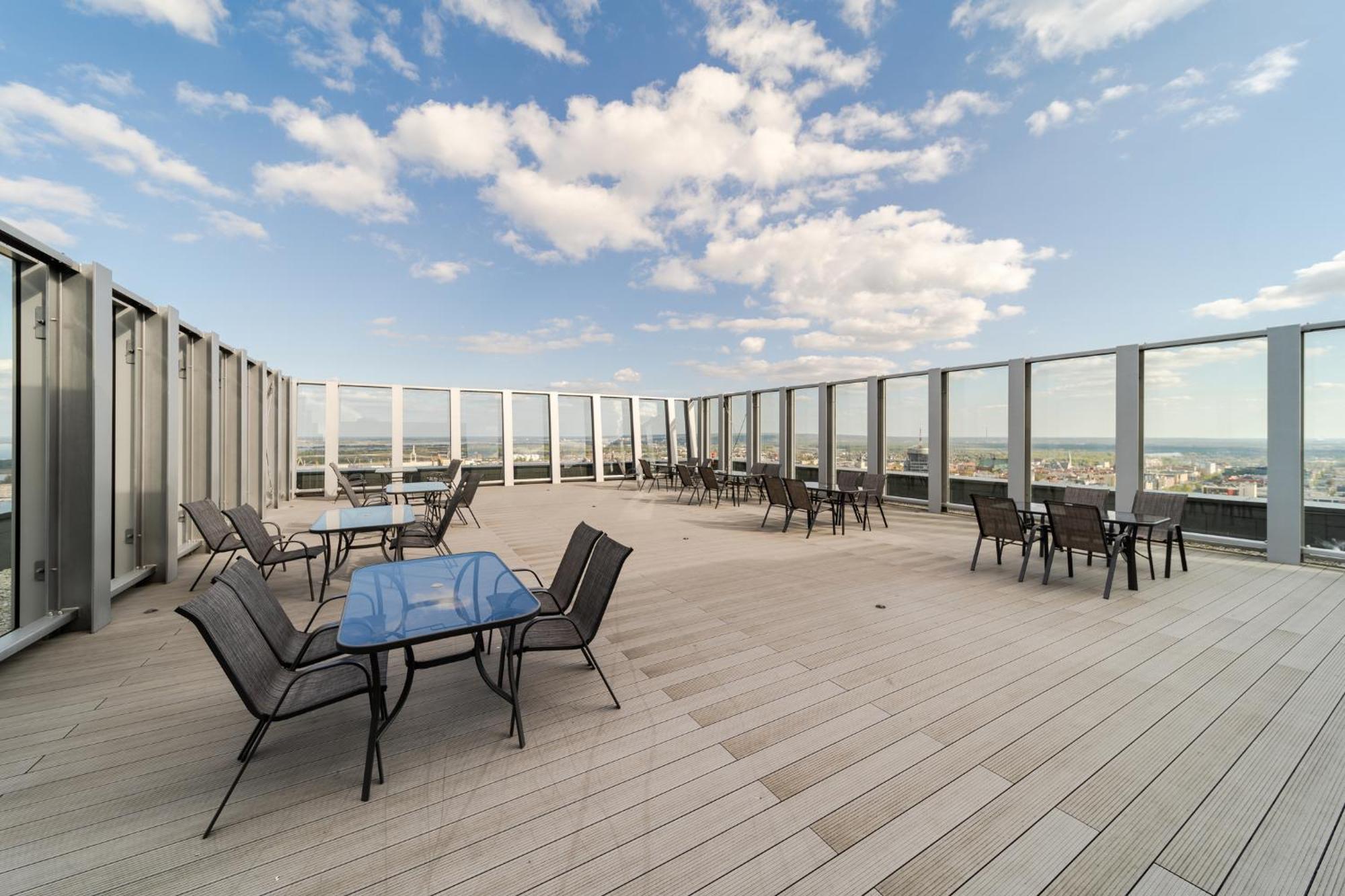 Hanza Tower Apartment No 628 - 6Th Floor, Balcony, Swimming Pool Estetino Exterior foto