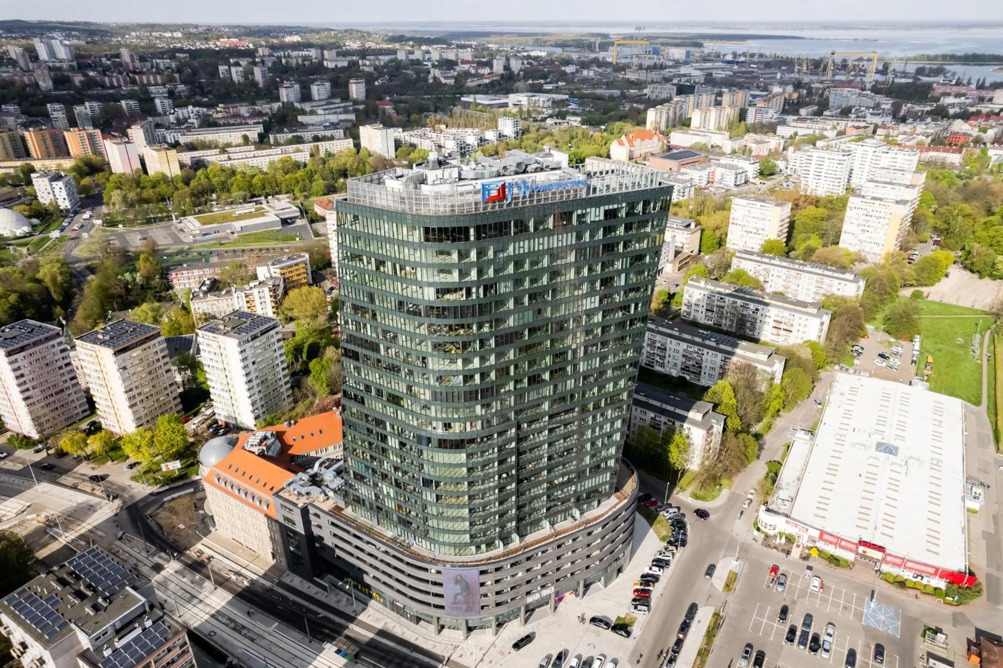 Hanza Tower Apartment No 628 - 6Th Floor, Balcony, Swimming Pool Estetino Exterior foto